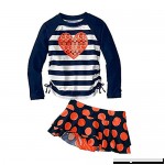 Jasooo Toddler Baby Swimwear Girls Long Sleeve Two Piece Swimsuits  B07FFV52R6